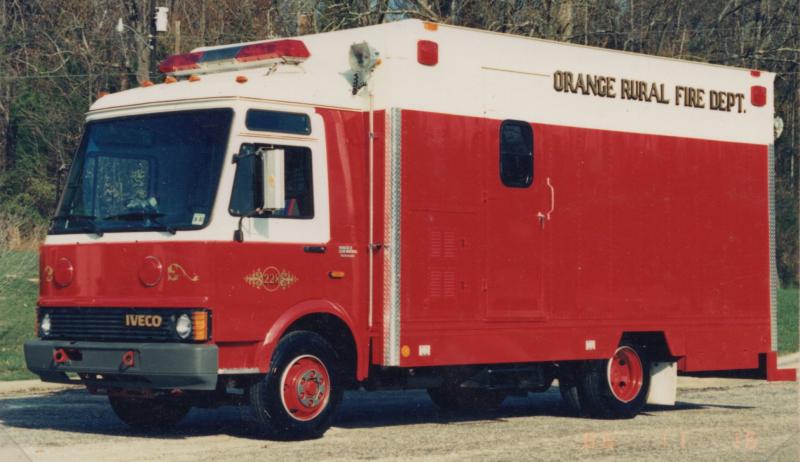 1985 Iveco (retired).  ORFD's 2nd Equipment Truck.  Replaced the 1974 Dodge.